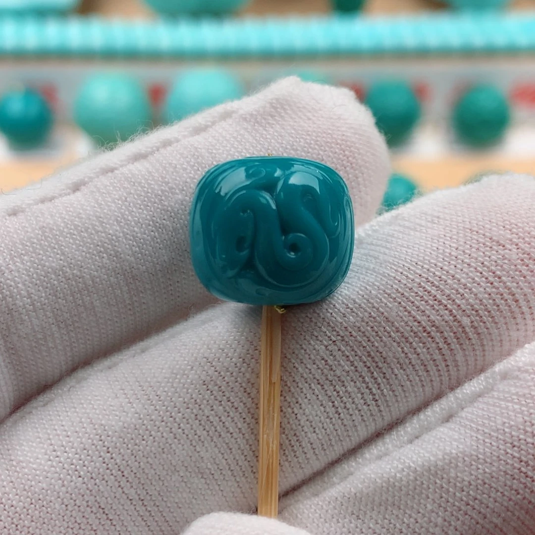 绿松石未镶嵌发饰13.6-12.2