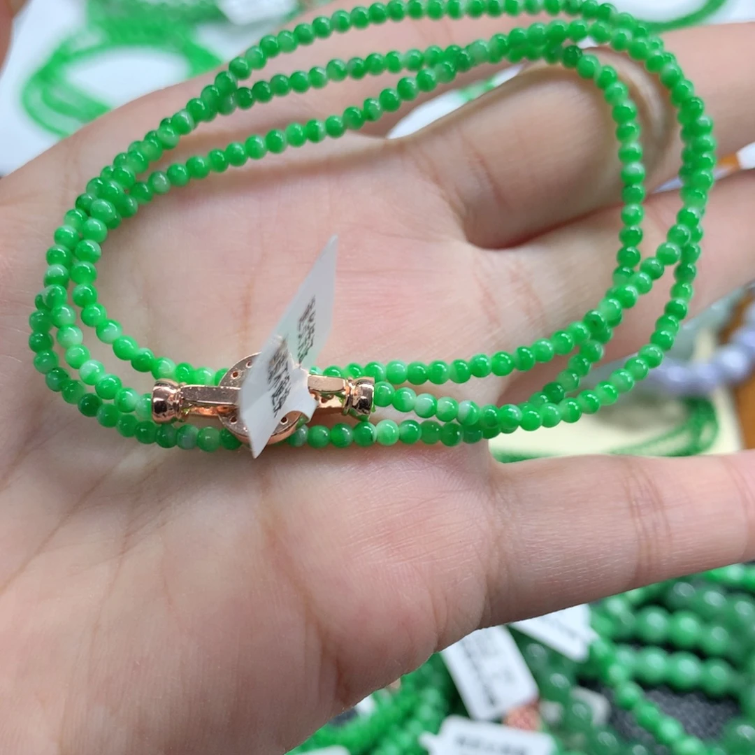 翡翠未镶嵌手链翡翠