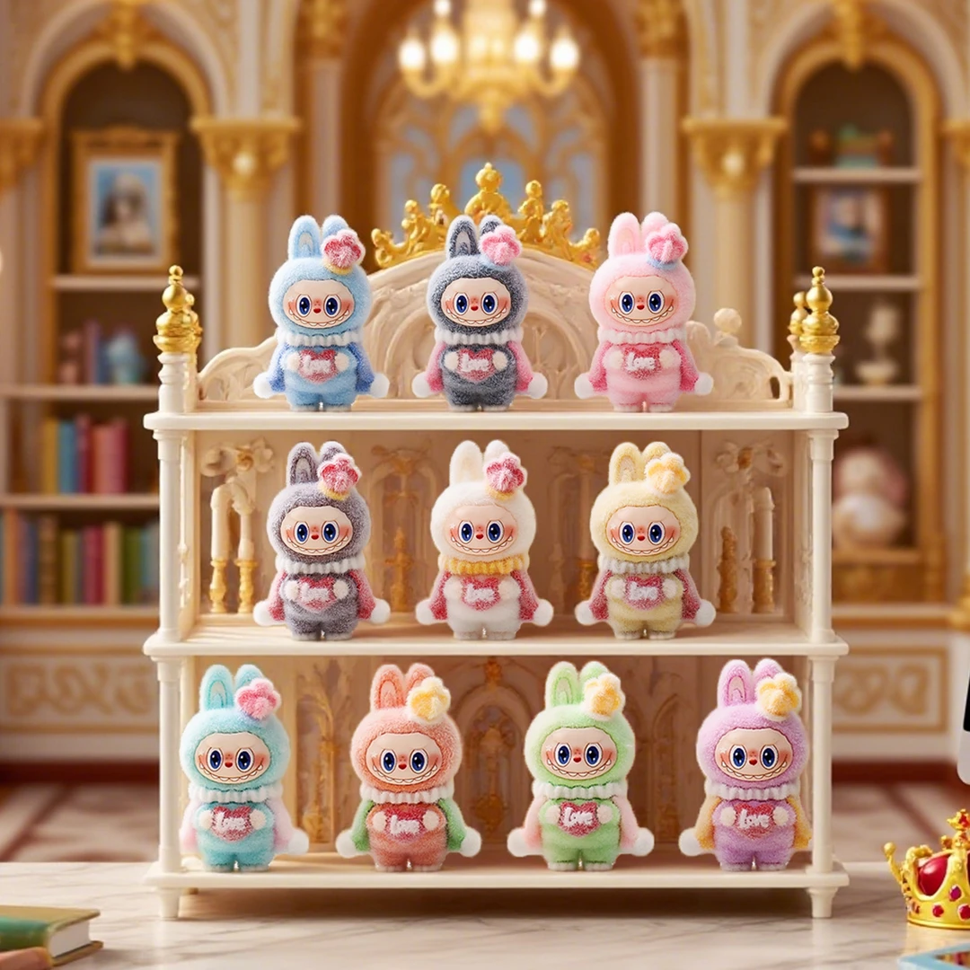 植绒国王系列潮玩摆件车摆桌摆手工diy微景观摆件