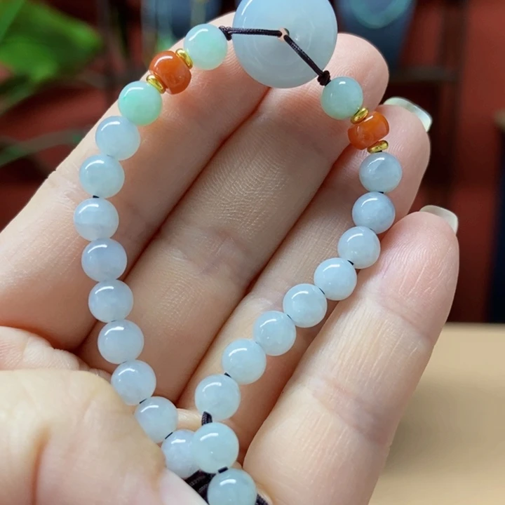 翡翠未镶嵌颈饰手串