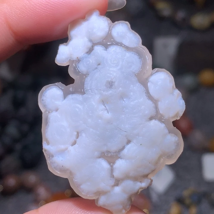 未镶嵌玛瑙/玉髓珠宝半成品