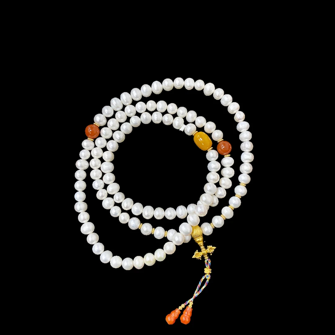 V6472 珍珠项链孤品