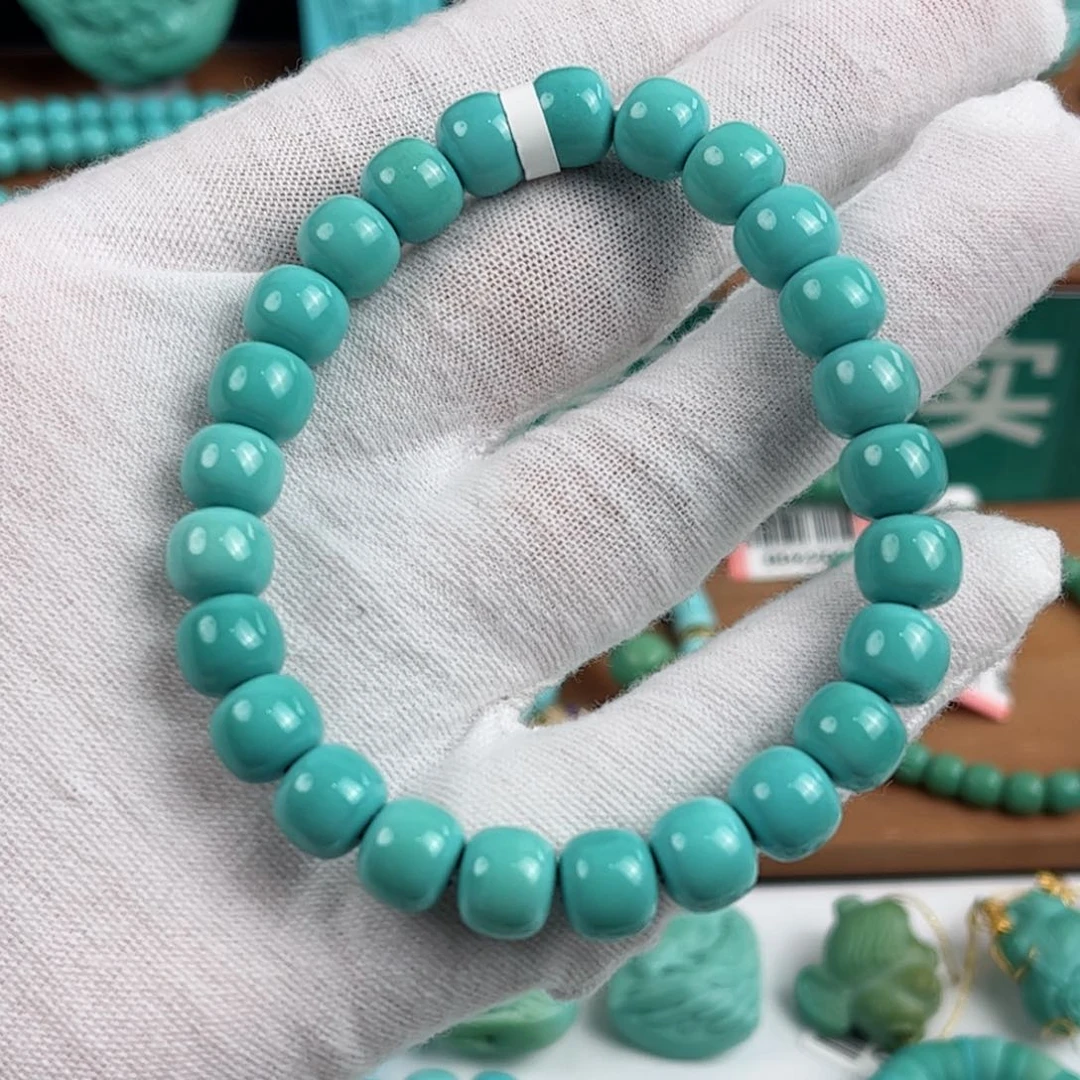 未镶嵌绿松石老型单圈8+