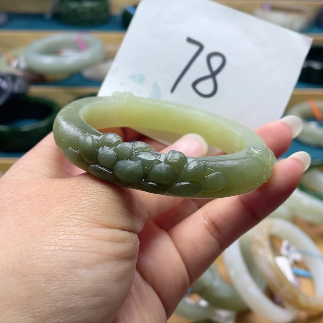 未镶嵌手镯和田玉圈口55