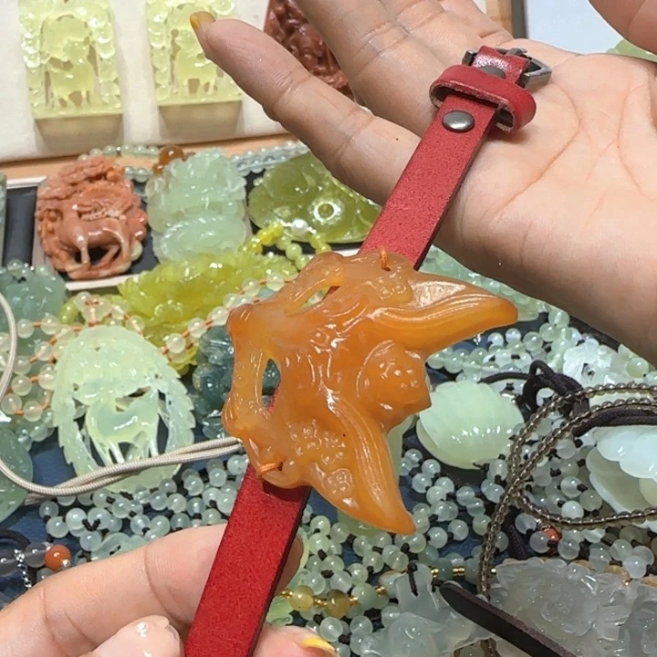 未镶嵌蛇纹石玉手把