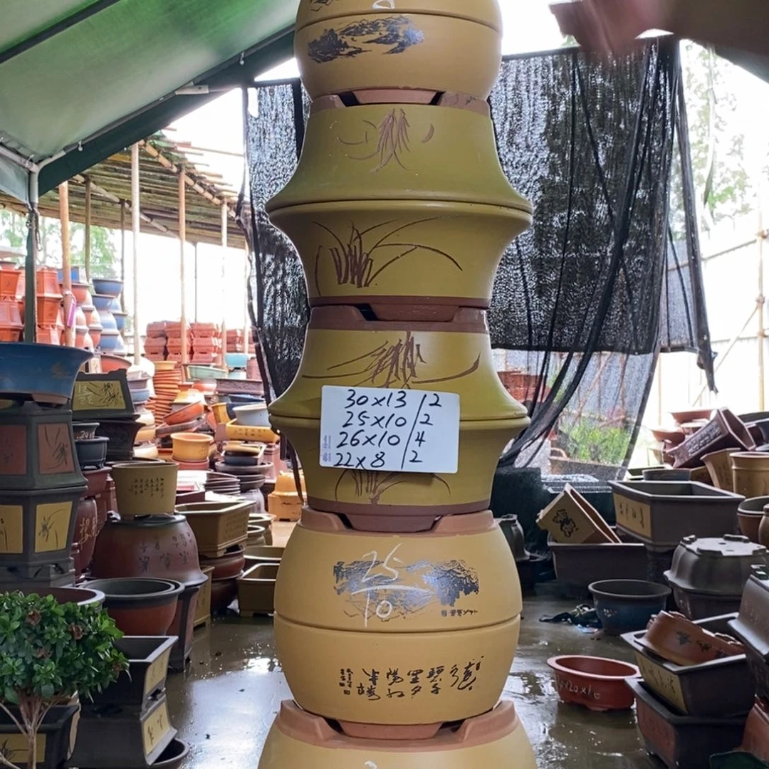 紫砂花盆紫砂紫砂