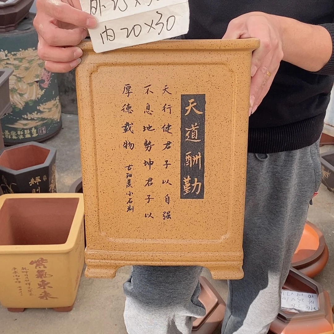 紫砂花盆紫砂花盆