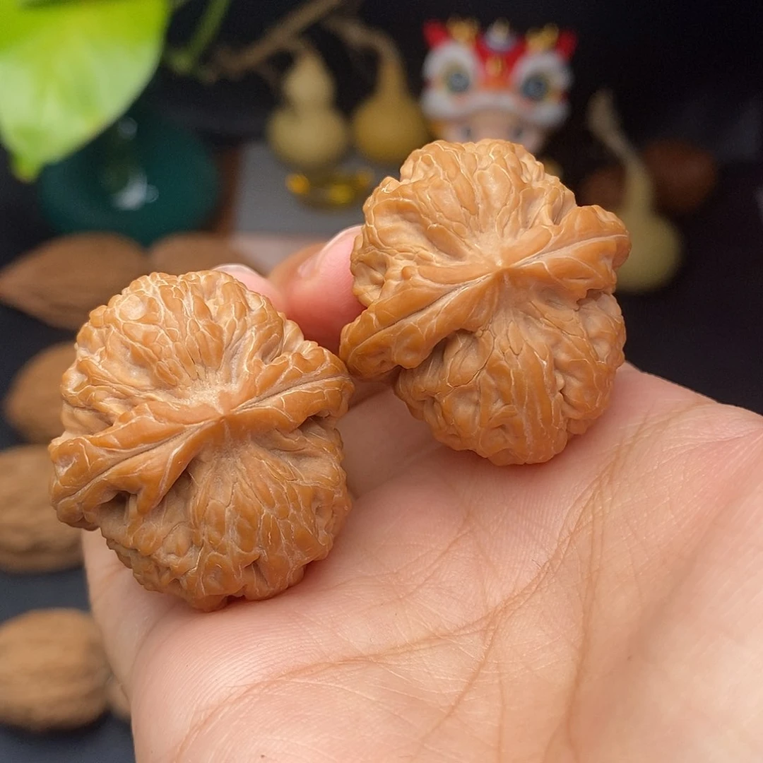 把件文玩核桃因*红锦鲤
