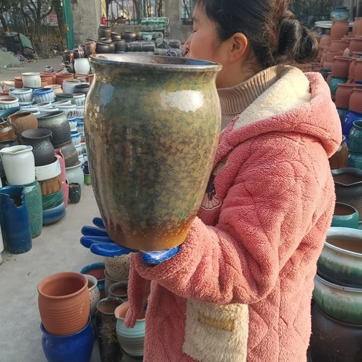 红陶口20高29瑕疵