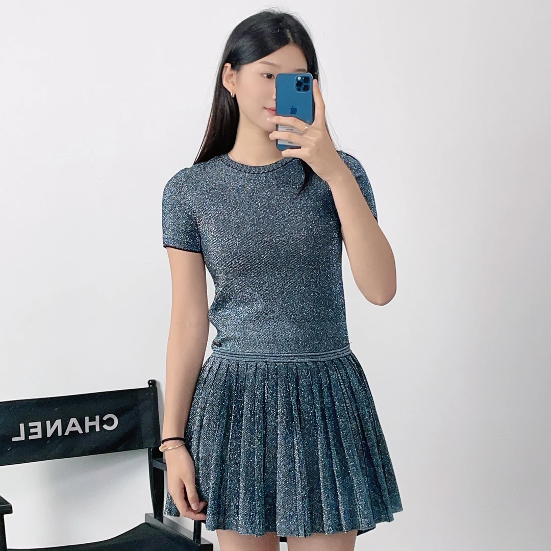 95新 Chanel/香奈儿 连衣裙灰色/250905WYY8XA8