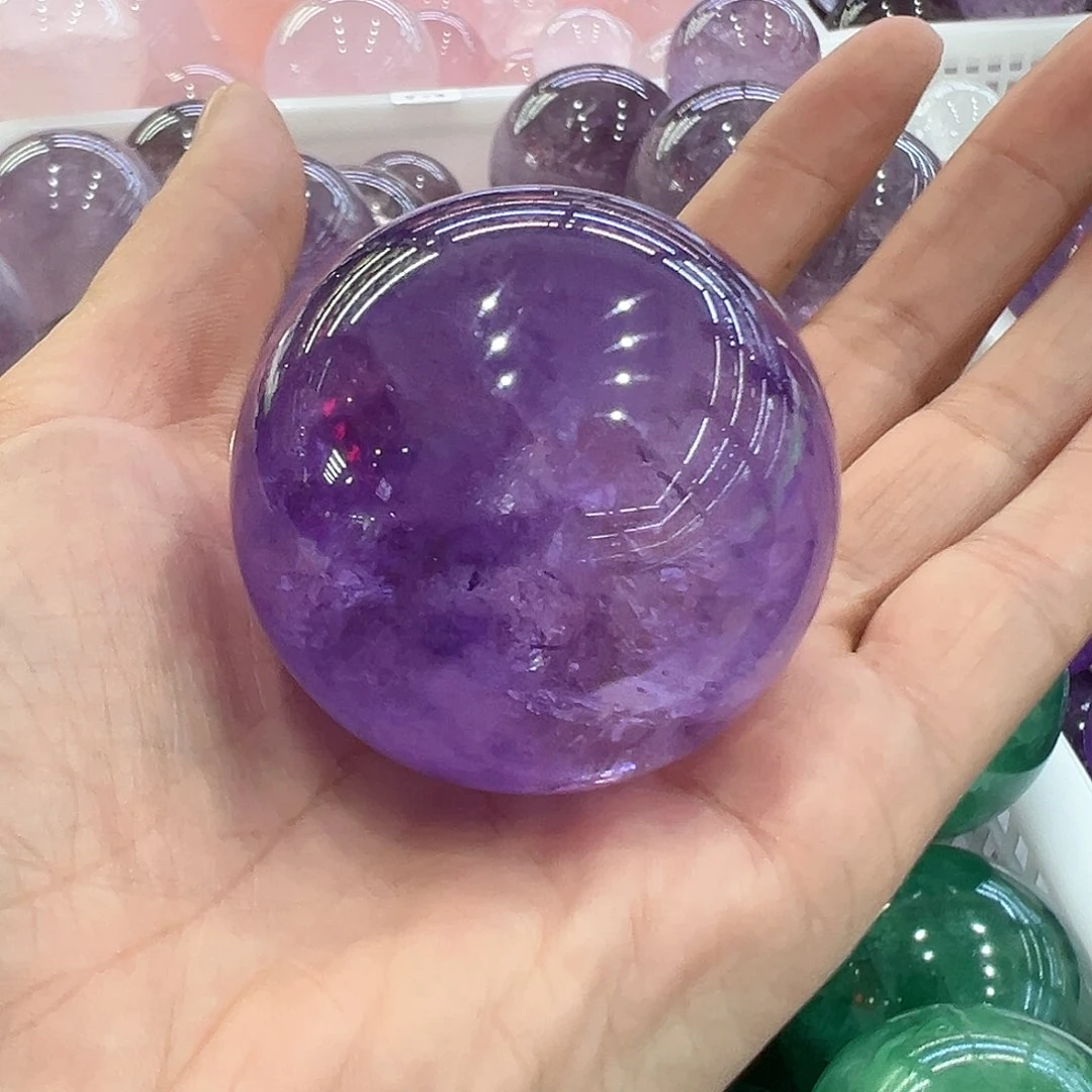 水晶水晶球摆件未镶嵌心**✨