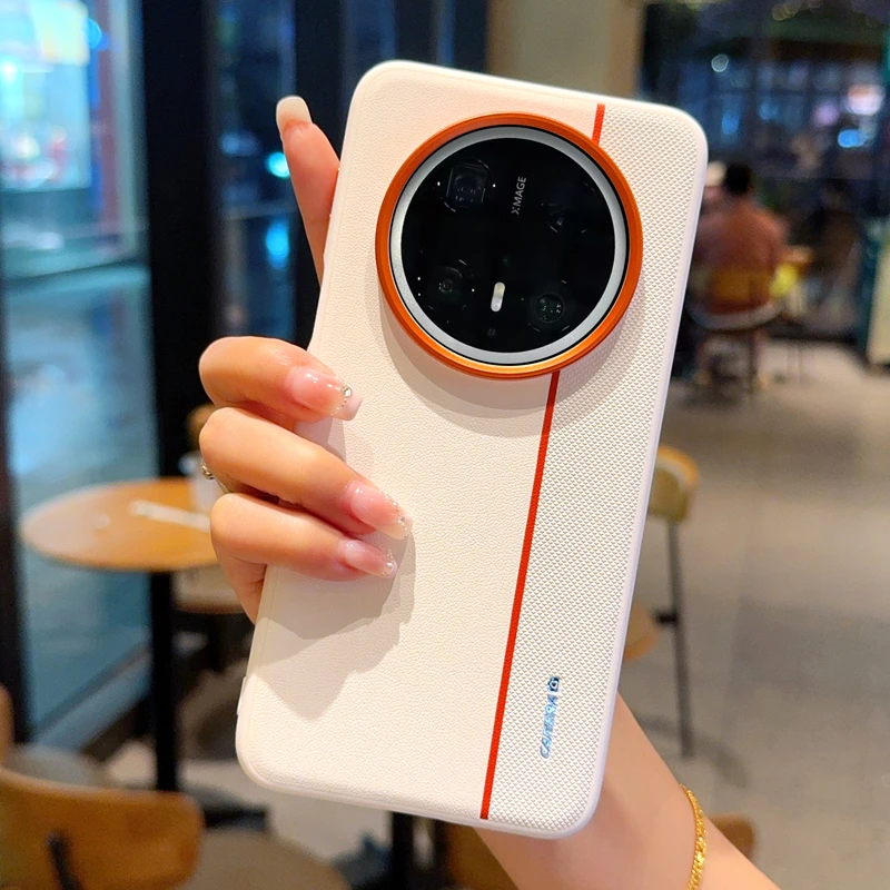 适用华为mate70pro手机壳全包防摔mate60素皮小众m70RS外壳高级感