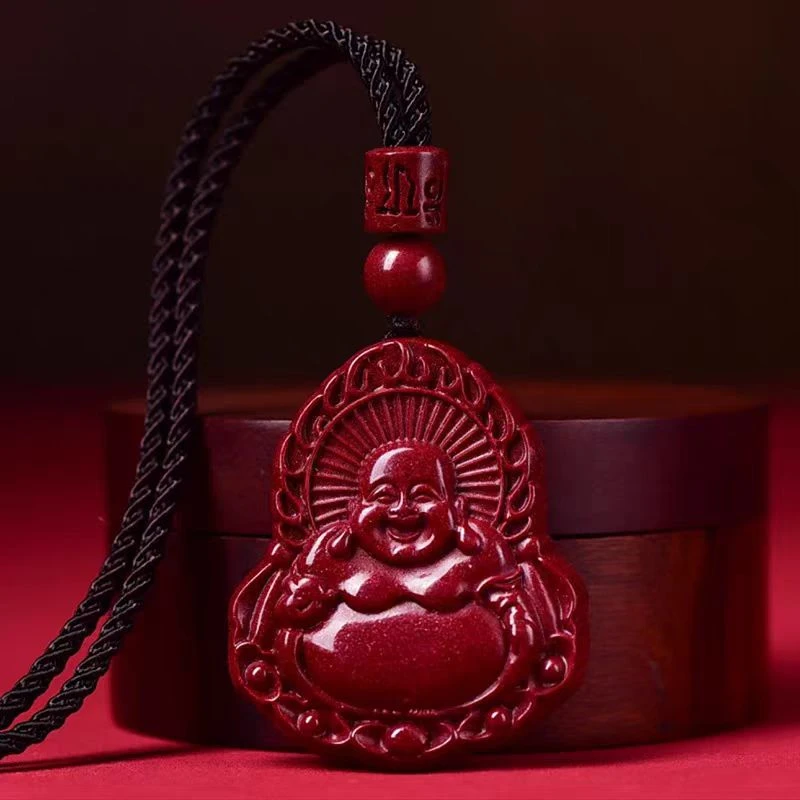 朱砂火焰佛公吊坠 吉祥召福纳福套装