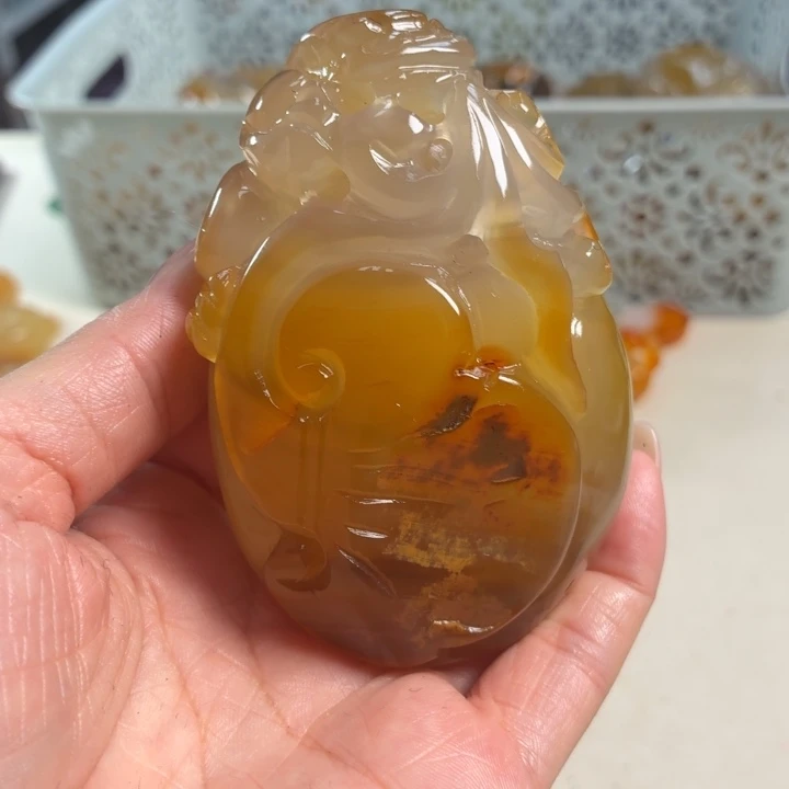 玛瑙/玉髓未镶嵌吊坠(不含链)