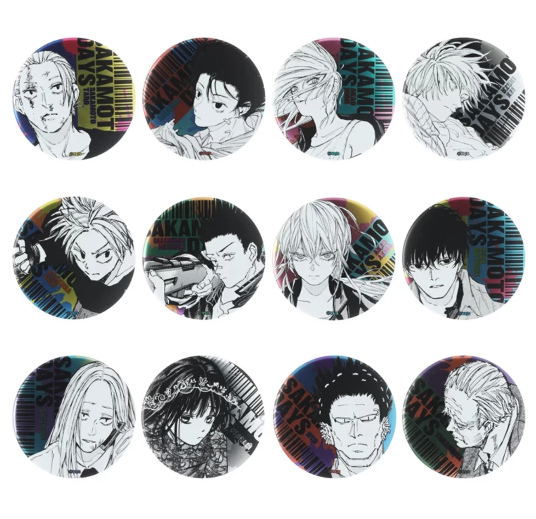 坂本日常浮雕一二弹原画徽章默认代拆