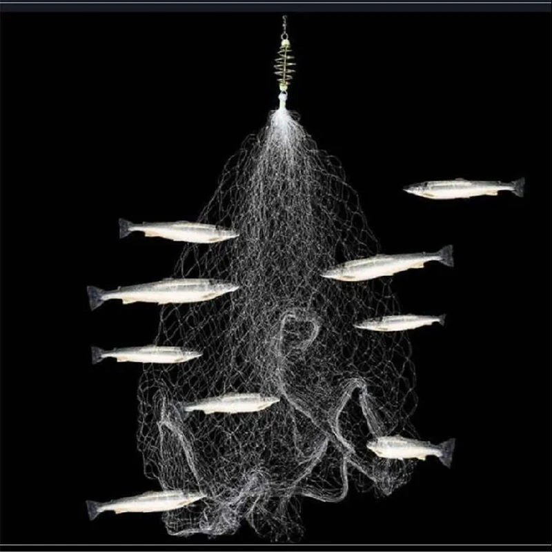 新人网 无钩抓鱼网爆炸网不用鱼钩