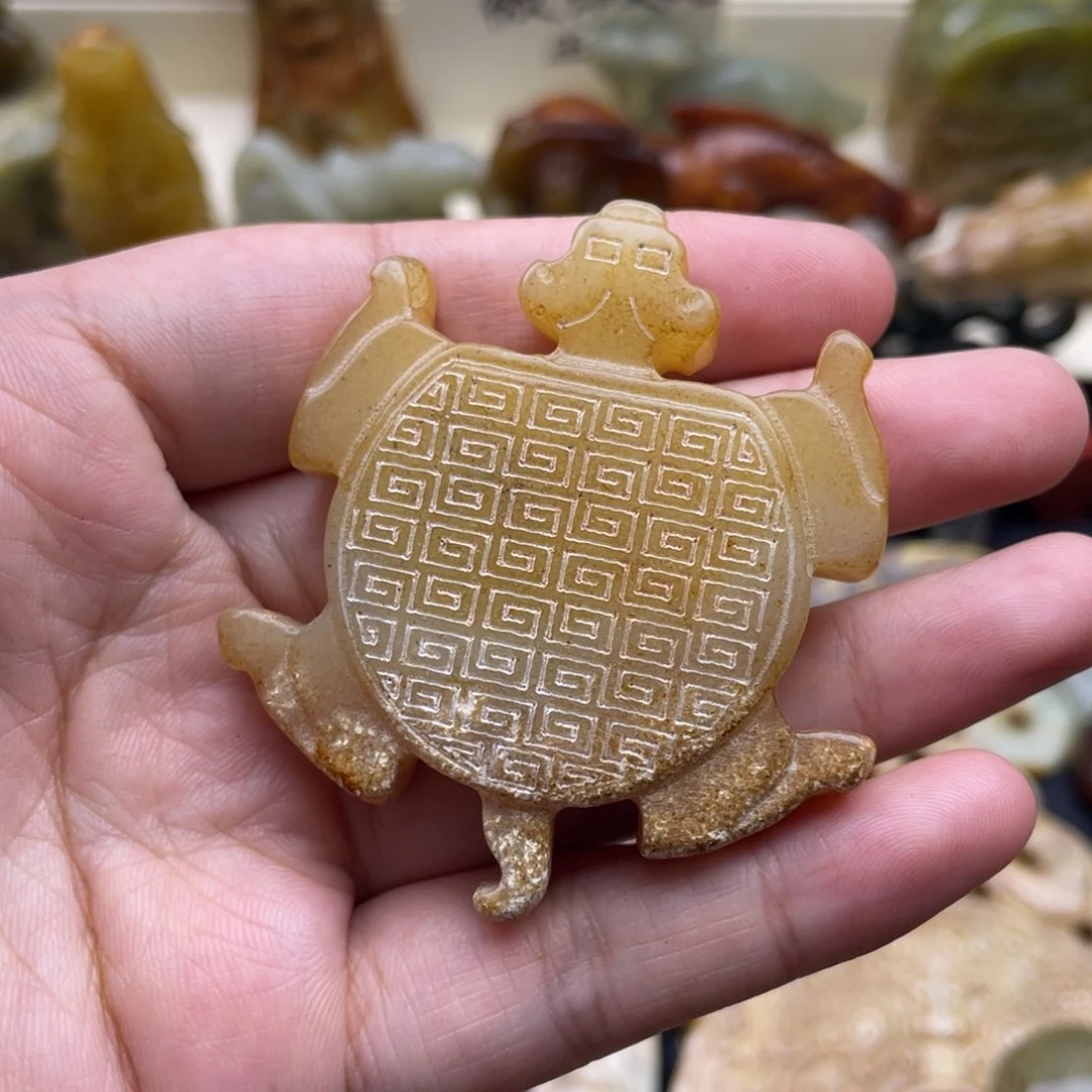 蛇纹石玉未镶嵌颈饰7