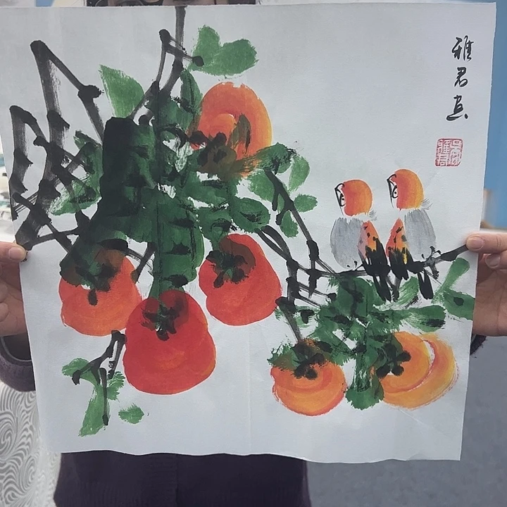 国画手绘国画作品