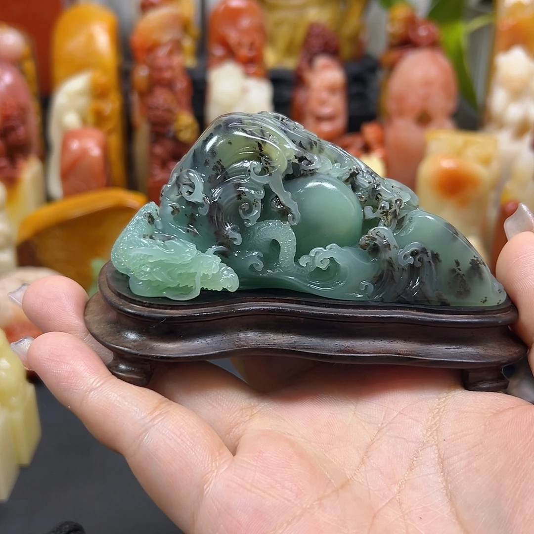 花***赋寿山石印石印章雕刻工艺
