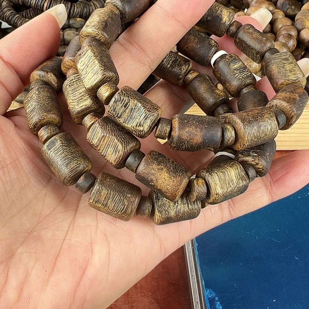 沉香碎屑沉香卡11随型留疤单圈沉浮13g