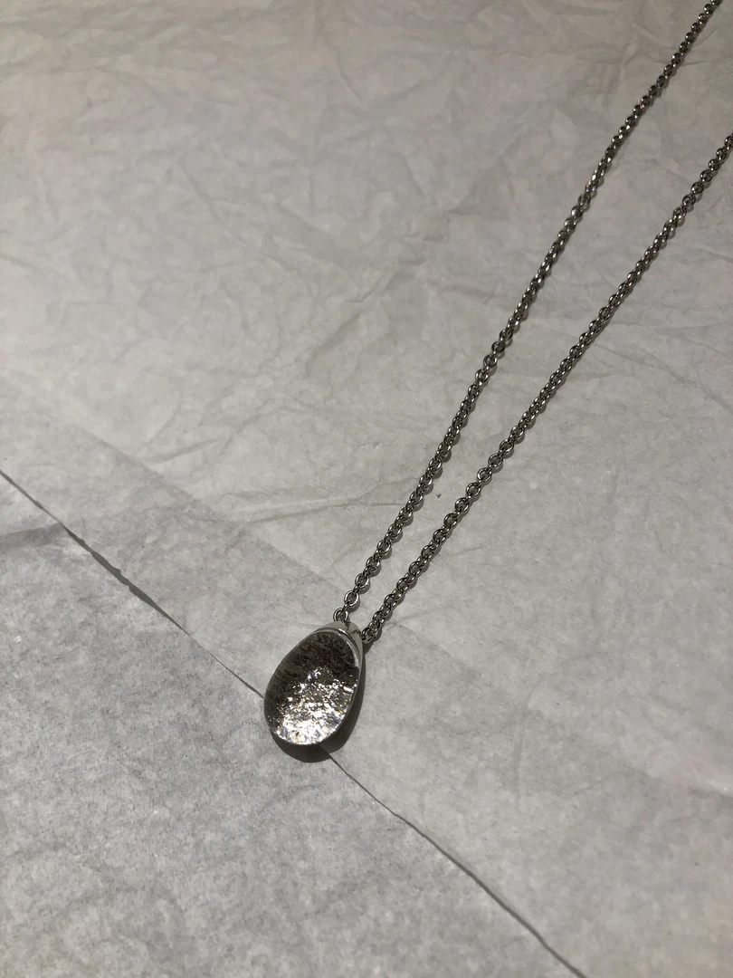95新 Cartier/卡地亚 水滴镶钻吊坠项链/16759290