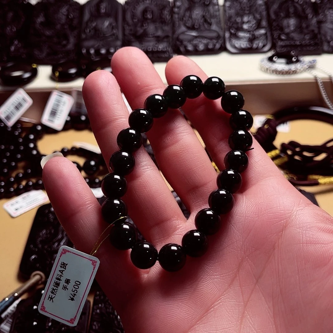 翡翠未镶嵌颈饰天然缅科a货 手串卡10。a232