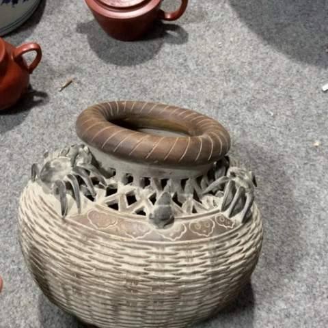 八***海紫砂茶壶陶瓷摆件工艺品摆件