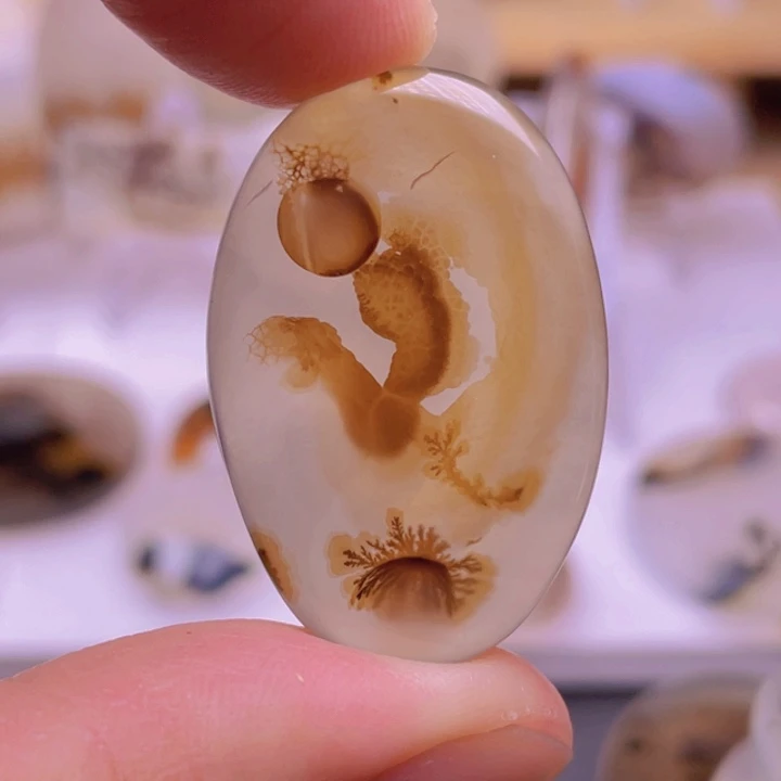 玛瑙/玉髓未镶嵌吊坠(不含链)