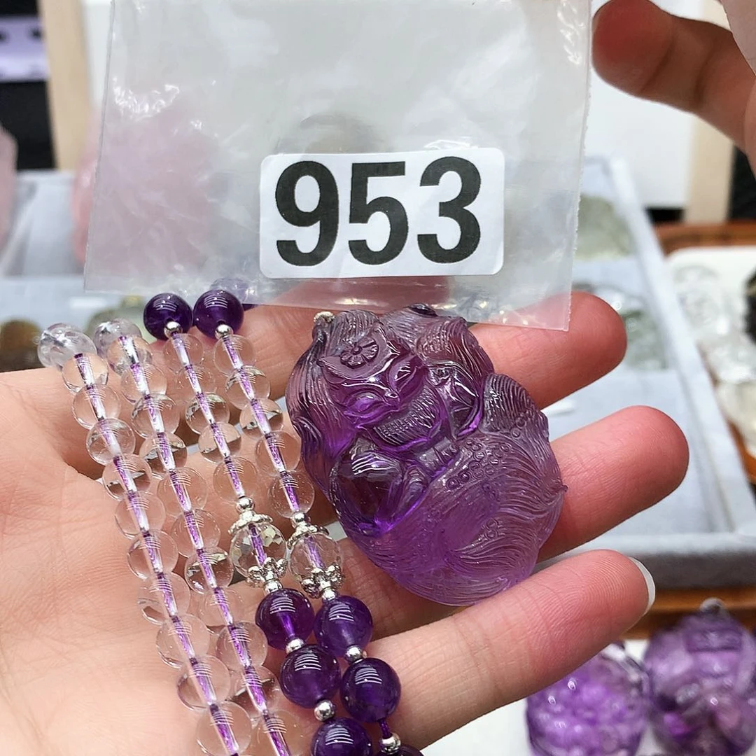 水晶颈饰未镶嵌吊坠