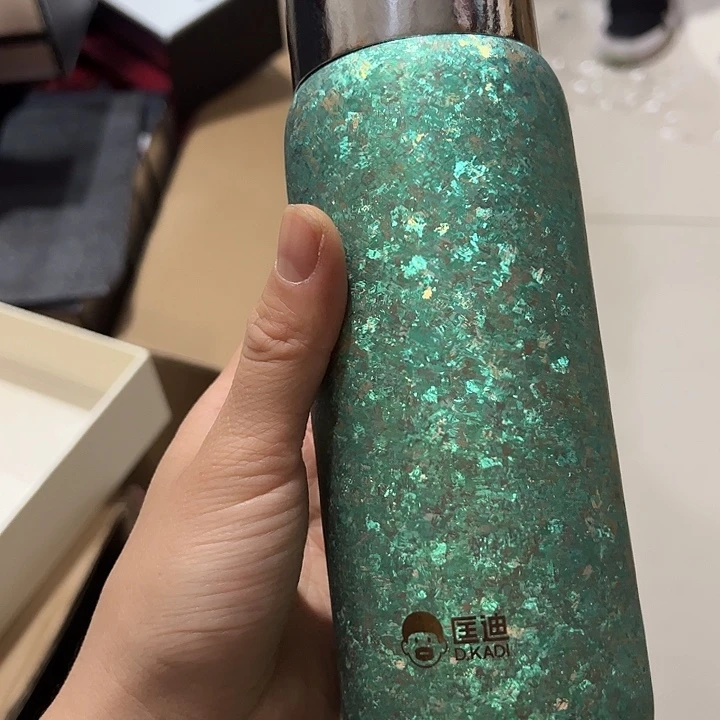 匡迪纯钛保温杯4204205968绿色