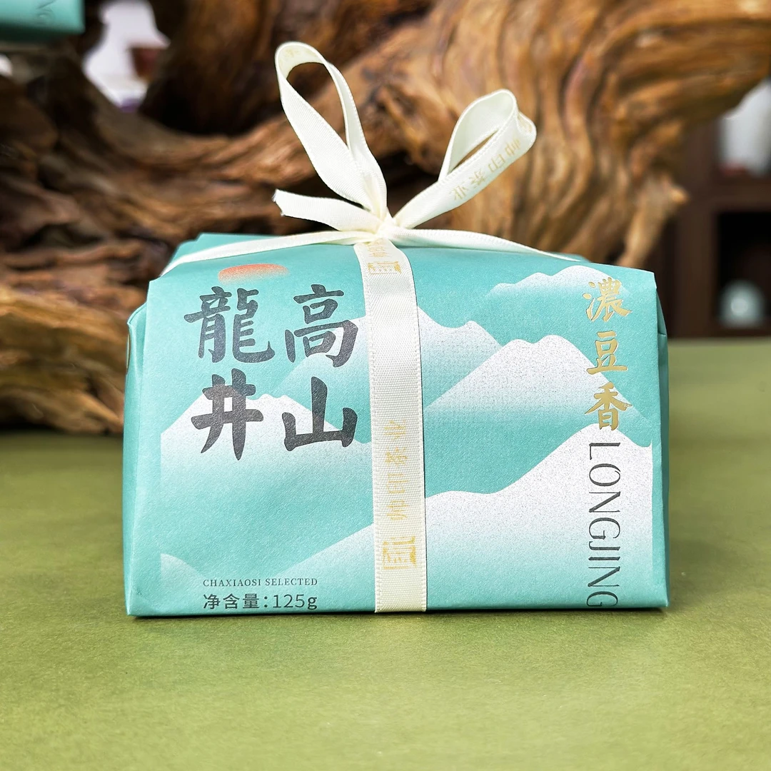 【浓豆香】2025年钱塘龙井绿茶新茶明前豆香传统手工包125g