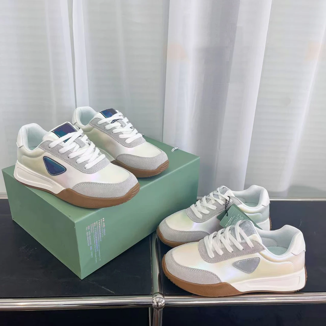 法国新款三角拼色休闲运动阿甘跑步鞋APP2471A-2