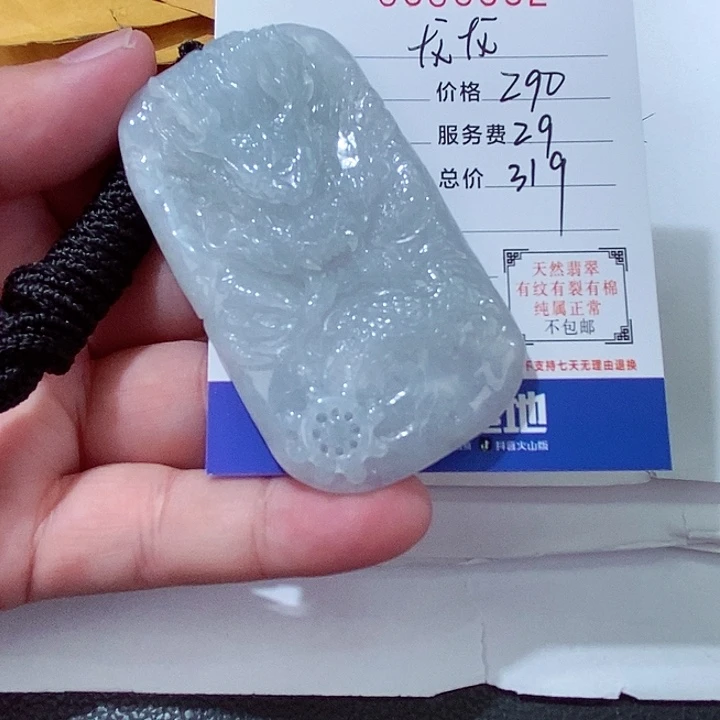 颈饰未镶嵌翡翠龙*