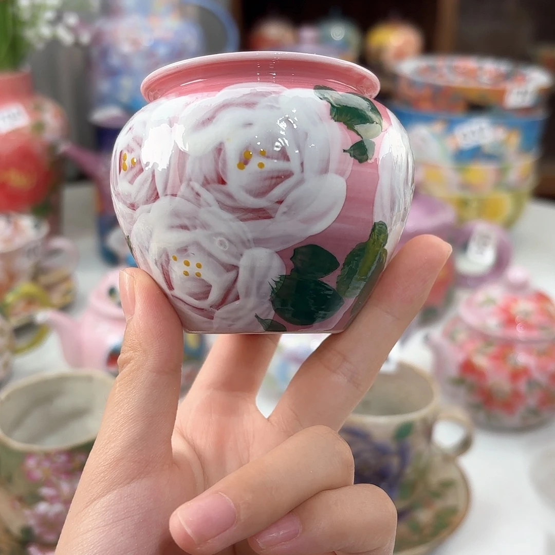 景德镇手绘高温釉下彩陶瓷茶具