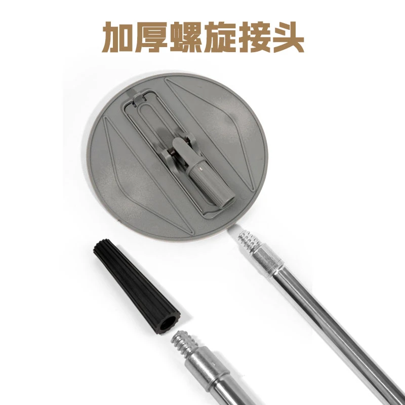 两用圆盘方形打磨砂纸架插头接杆包胶手柄墙面腻子打磨工具