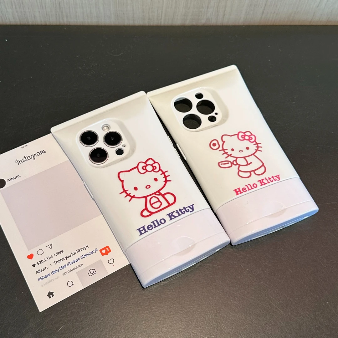 GGBond线条煎蛋凯蒂适用苹果15/16pro洗面奶手机壳iPhone14/13/12