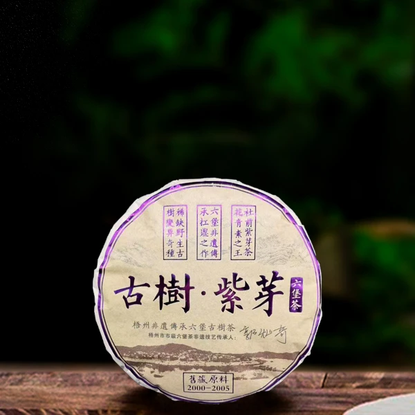 二十五年原料紫芽六堡茶300g