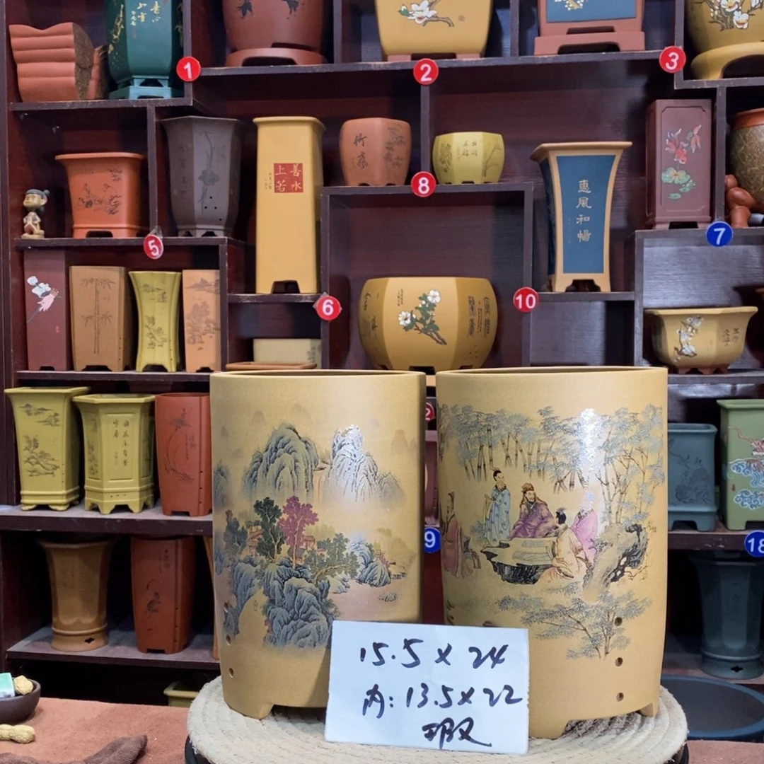 紫砂花盆紫砂花盆