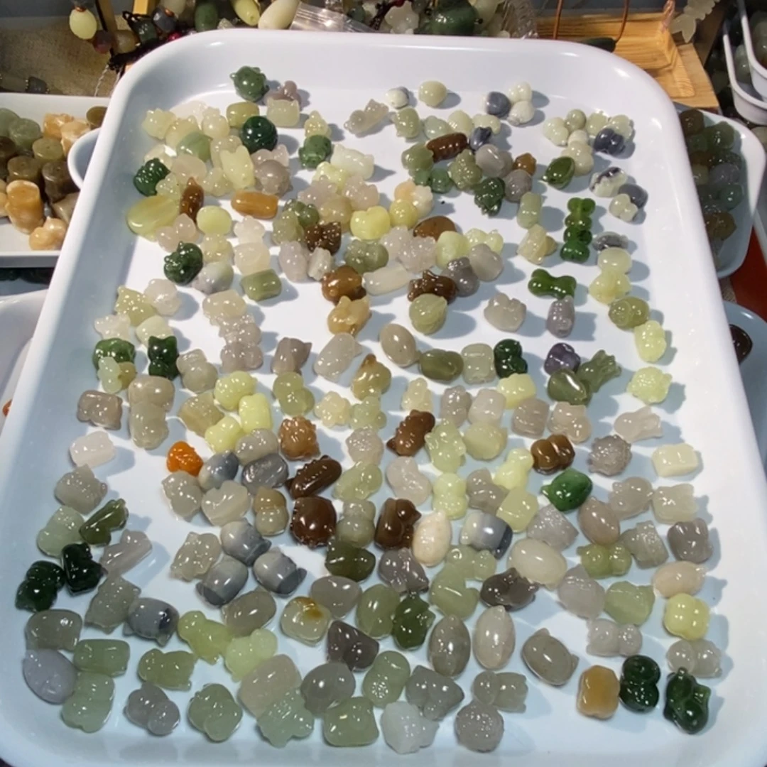 和田玉未镶嵌手链微瑕发二