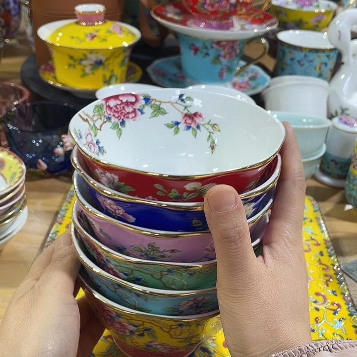 珐琅景德镇陶瓷瓷碗