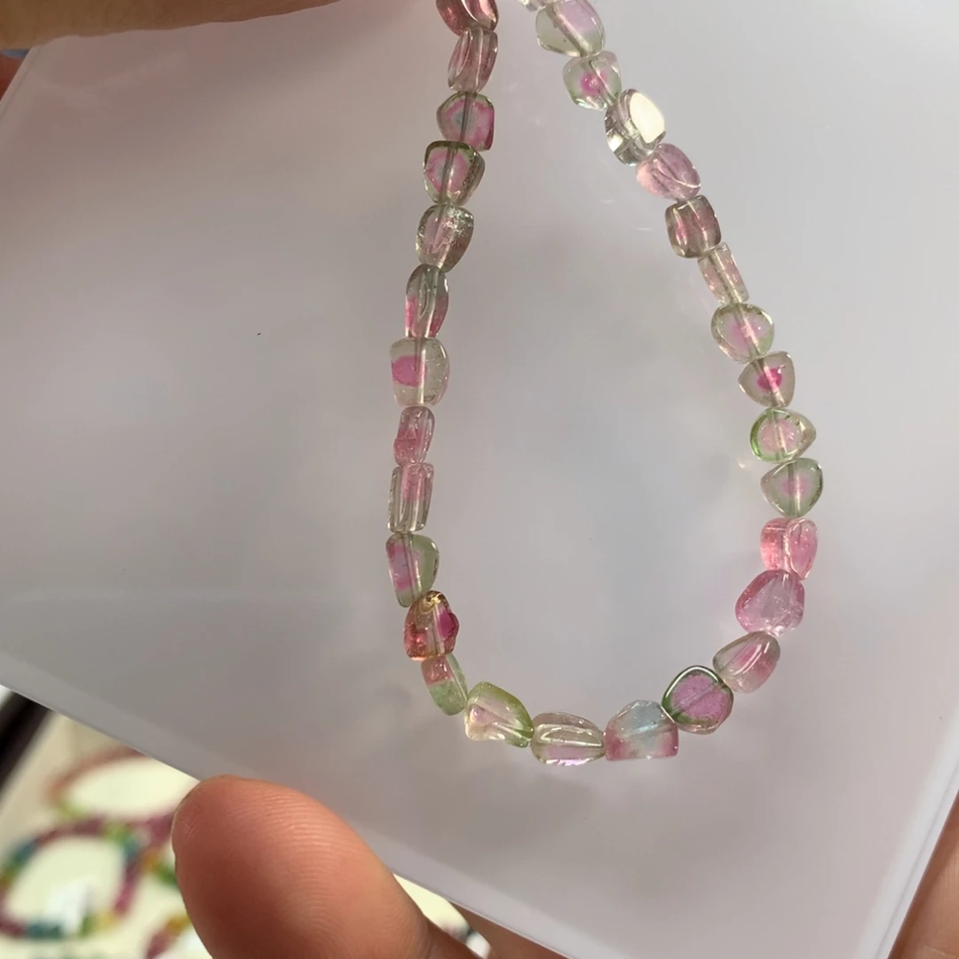 碧玺未镶嵌手链手链