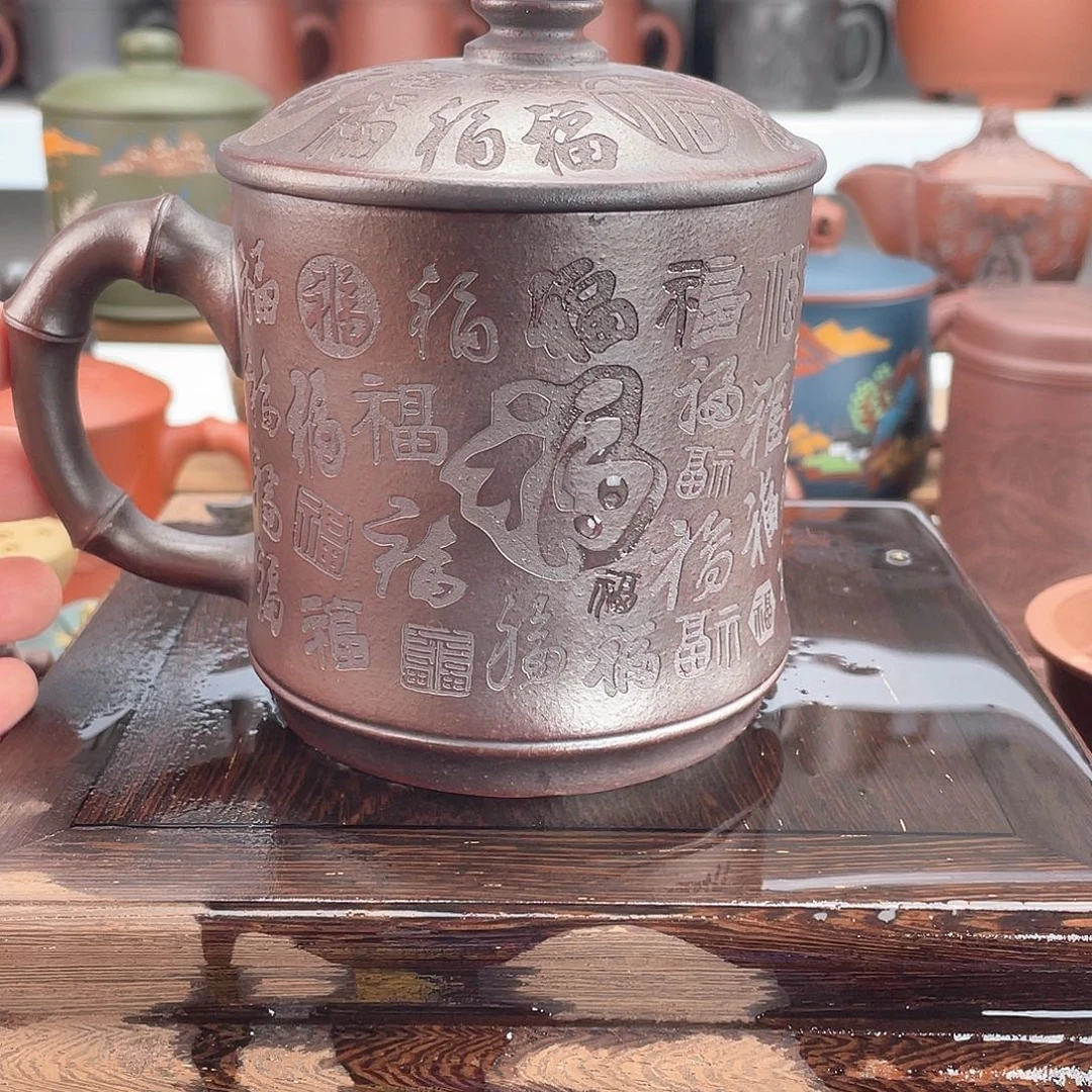 紫砂茶杯高档紫砂茶具套装