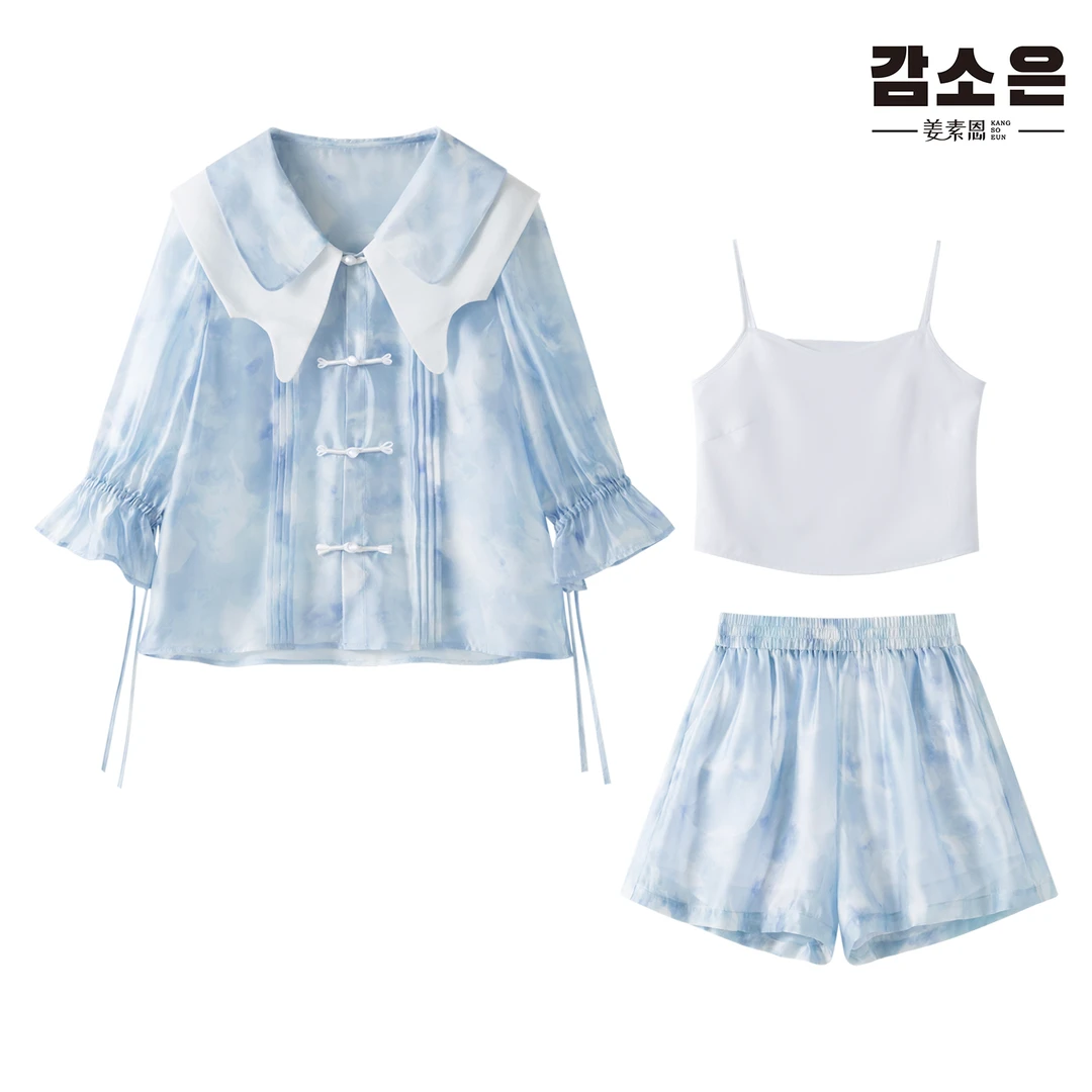 【黄蓉推荐】【玲芽之旅】显瘦遮肉小精灵套装J236T030335