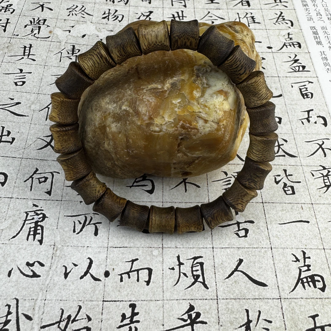 z-938【马泥涝虎斑老料沉水】单圈9.2x9.1mm 5.86g