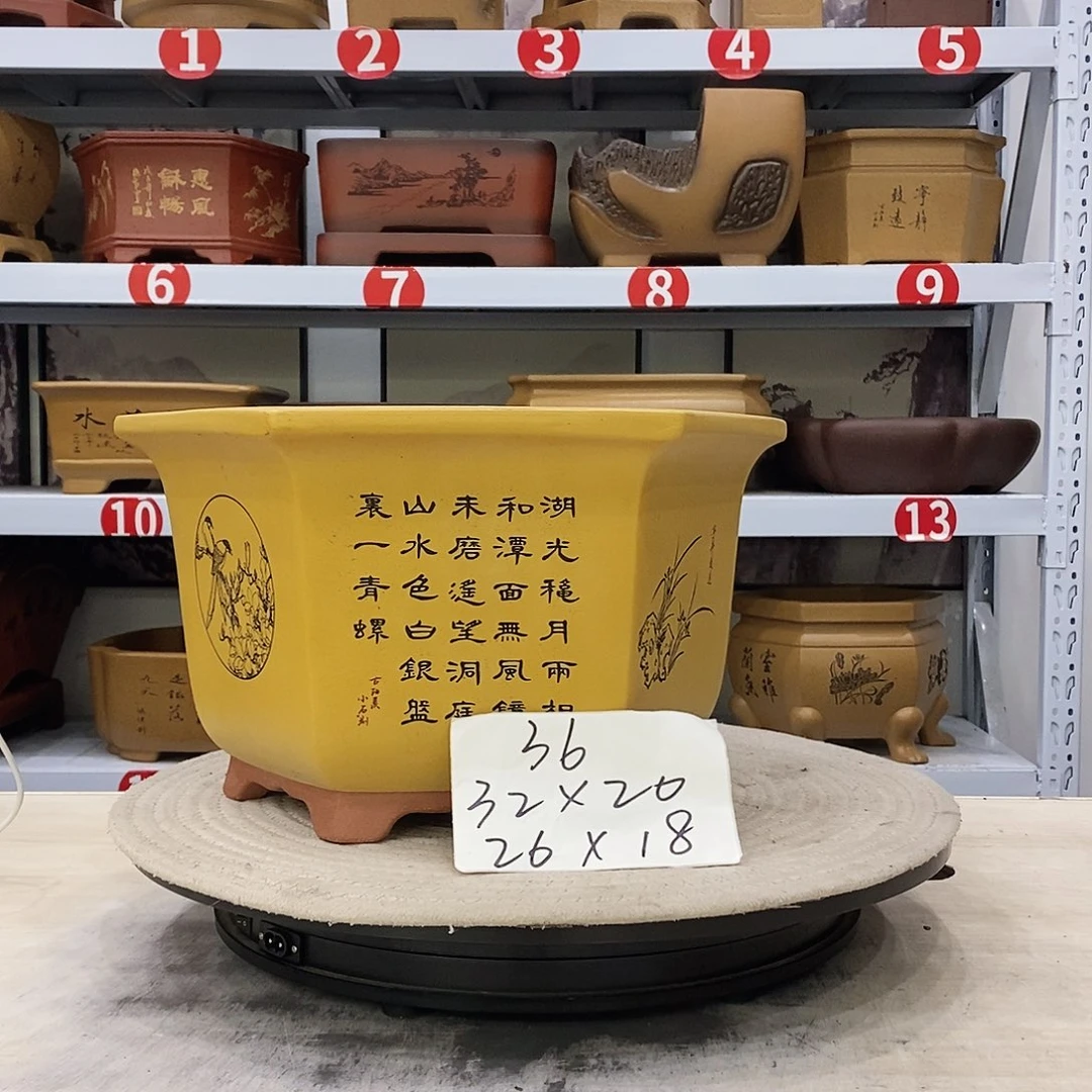 紫砂花盆紫砂花盆