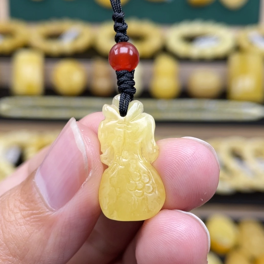 琥珀裸石未镶嵌琥珀蜜蜡