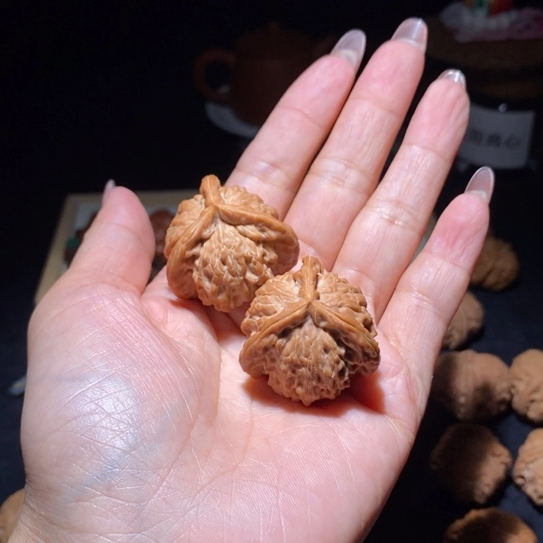 吊坠文玩核桃盘山公 子帽35