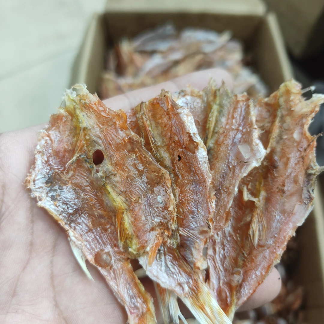 [开片船晒红鱼干]汕尾港船晒红鱼干(开片全淡)去头去骨去内脏