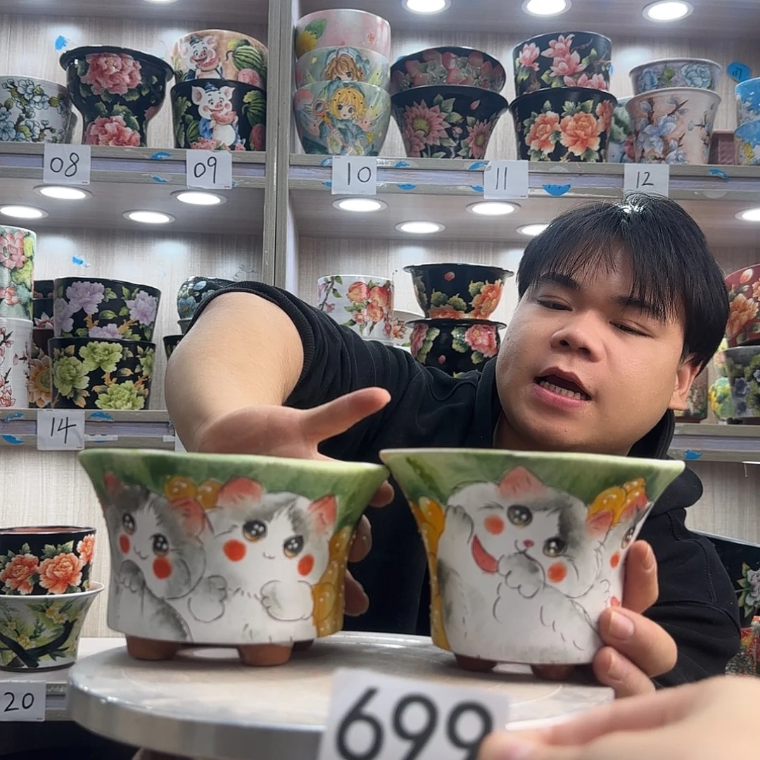 紫砂花盆瑕疵瑕疵699