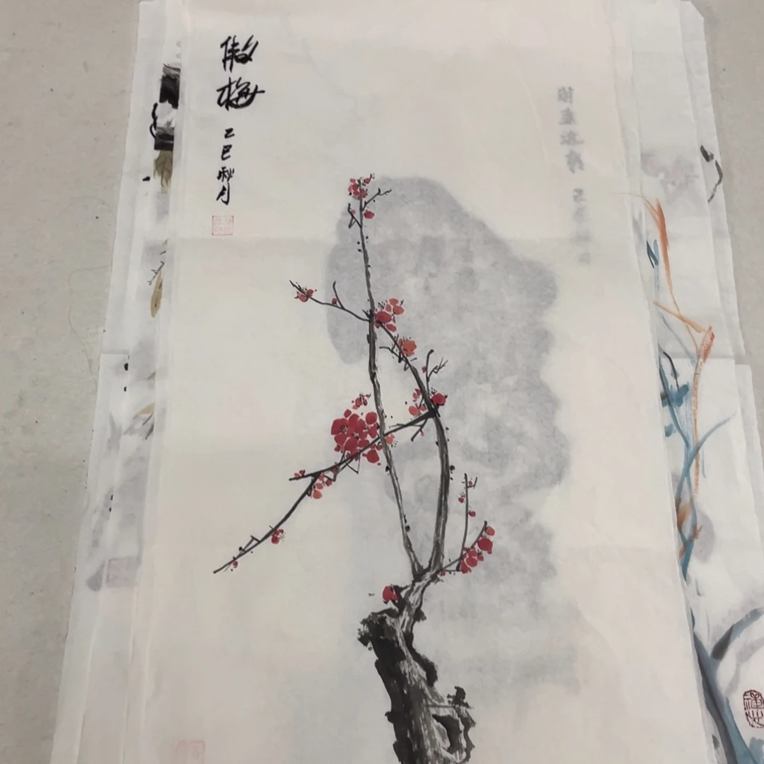 国画杨艳红老师绘画